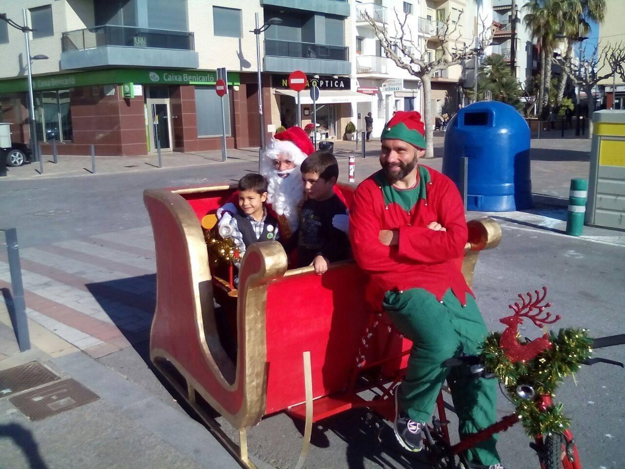 Papa Noel en carreta - Foto 1